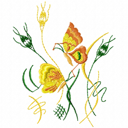 Butterfly Embroidery Design 3 Butterfly Embroidery Design 3